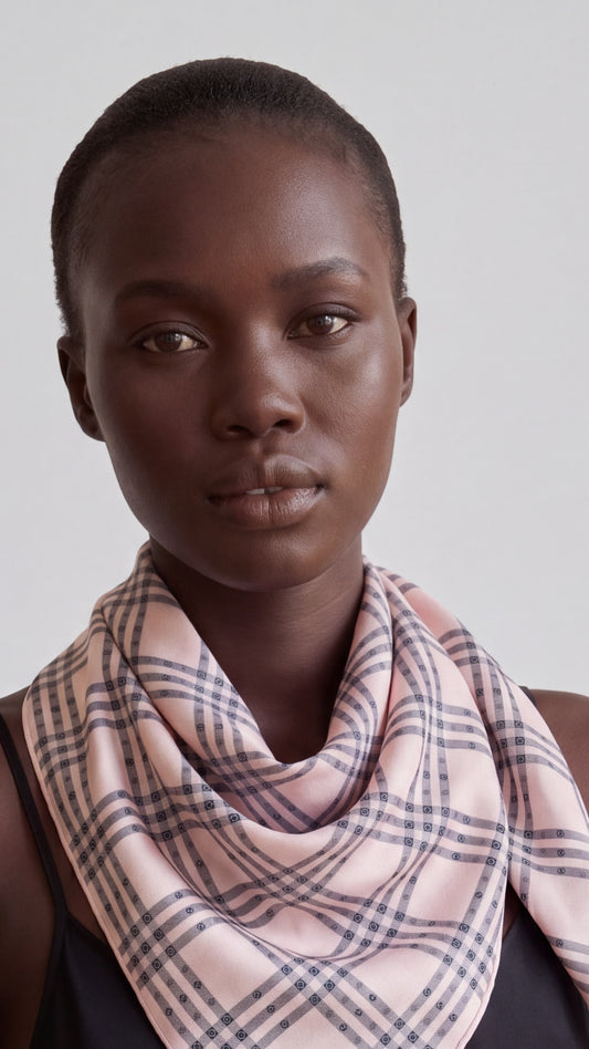 Signature Print Scarf – Butterfly Check